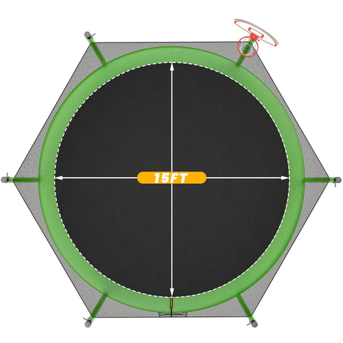 JumpFlex HERO 15ft Trampoline