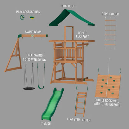 Backyard Discovery Grayson Peak Swing Set