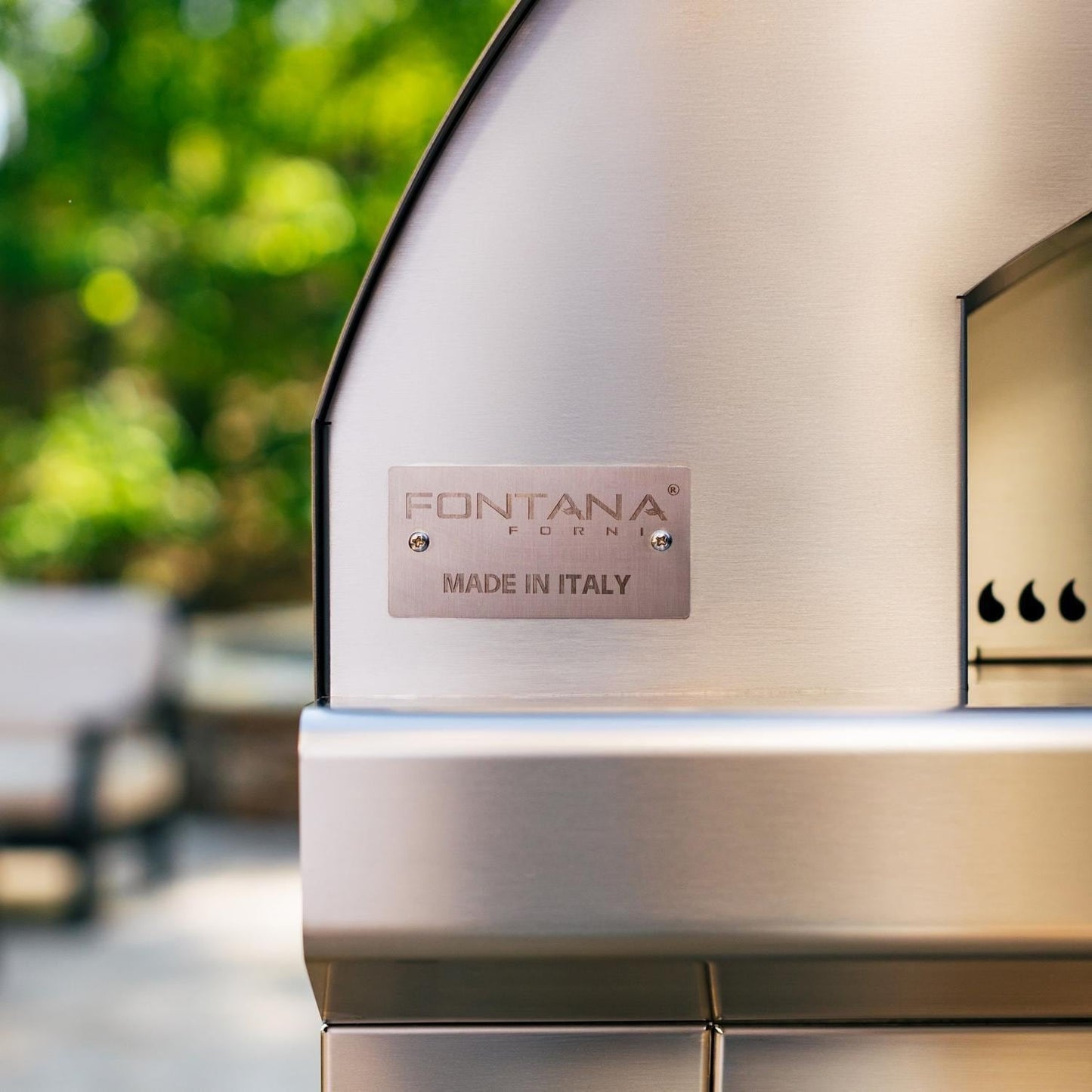 Fontana Forni Mangiafuoco Wood-Fired Pizza Oven – Anthracite – FTMF-A
